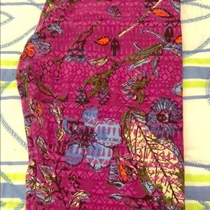 Lularoe NEW OS leggings. Flowers